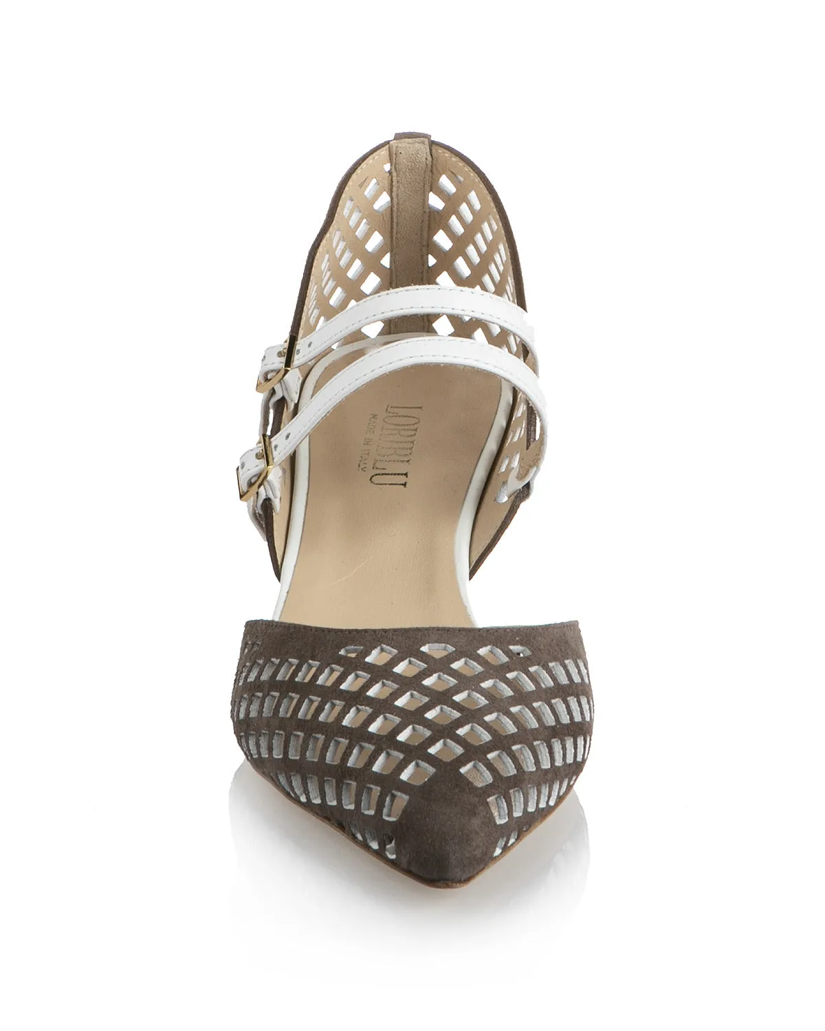 6932 Loriblu Sandals / Cocoa - White