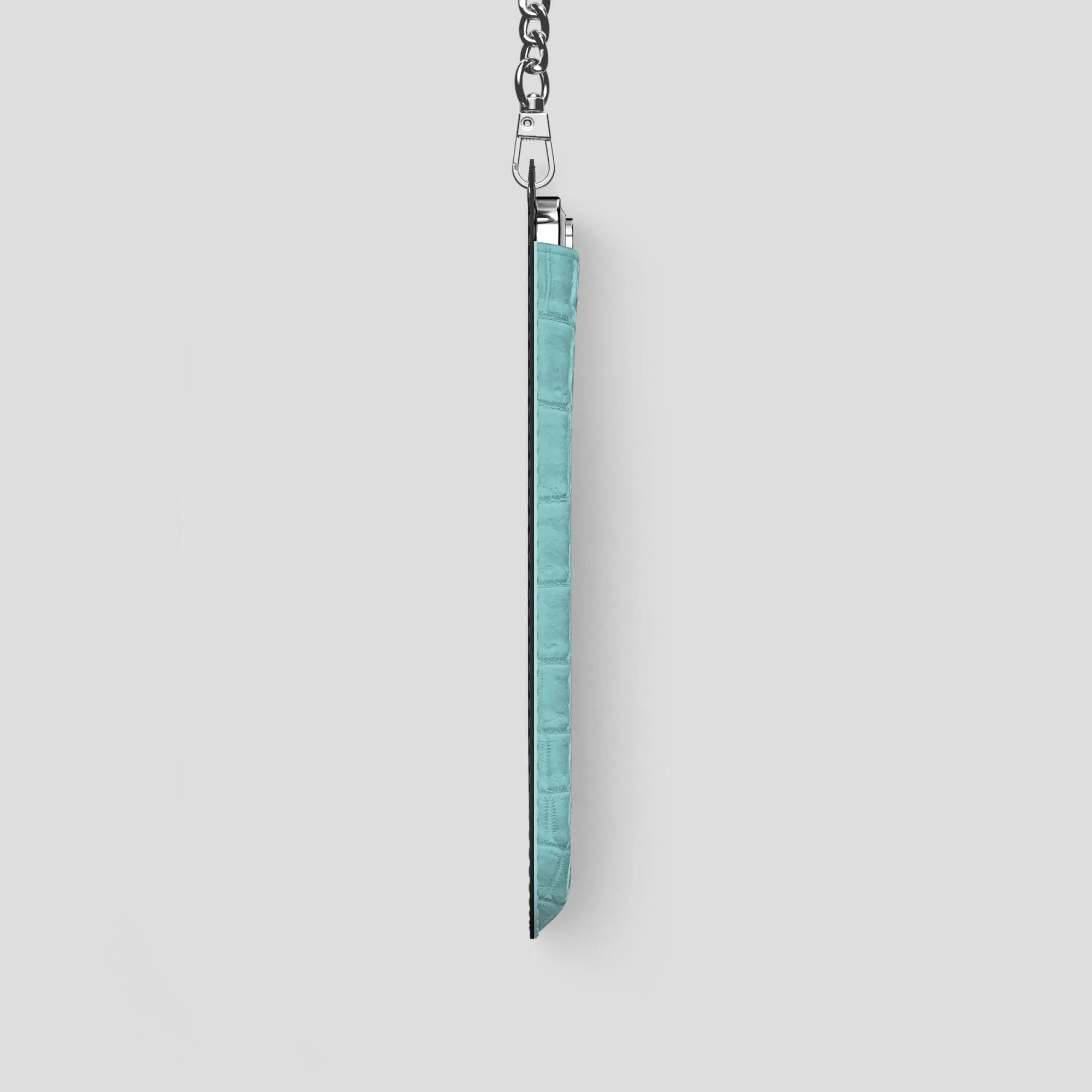 Crossbody Bag For iPhone 14 Pro In Himalayan Crocodile